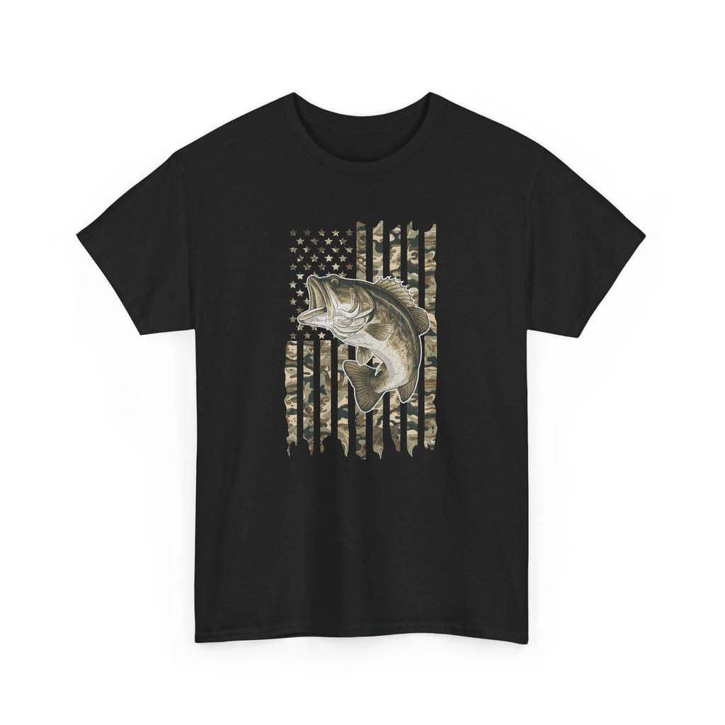 Patriotic Dad Fishing Lover T-Shirt | Show Off Your Love for the Country