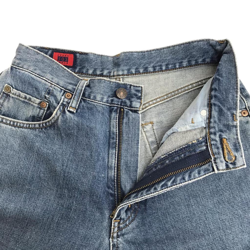 Made In Japan EDWIN 503 Denim Pants 28 Men S Inseam 75cm(USED)