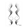 Factory Outlet Fashionable Waterproof Temporary Tattoo Stickers Baby Hair Edge Face Application Made of Paper