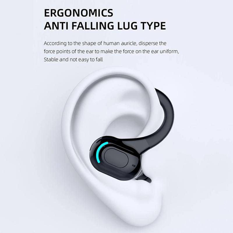 Водонепроницаемые беспроводные наушники Bluetooth с микрофоном, мини-наушники-крючки, Hi-Fi стерео музыкальные наушники для телефона