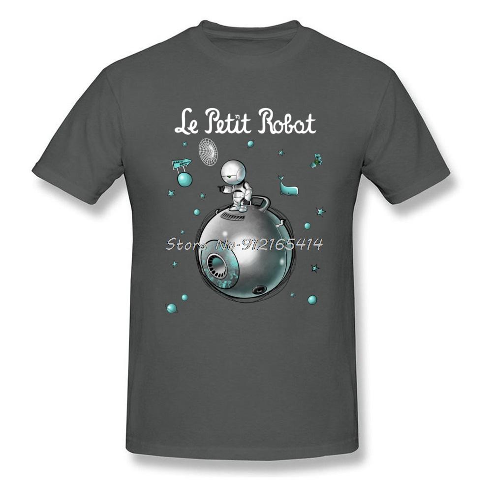 Le Petit Robot T Shirt Unisex Black Tshirt Little Prince Tshirt Version Clothing 3d Heavy Metal Tops Punk Tee Cotton Summer