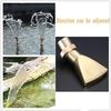 1/2PCS Brass Fountain Nozzles DN15 DN20 DN25 1/2" 3/4" 1" Fan-shaped Water Flow Flat Duck-Bill Head Sprinkler Spray Heads Garden