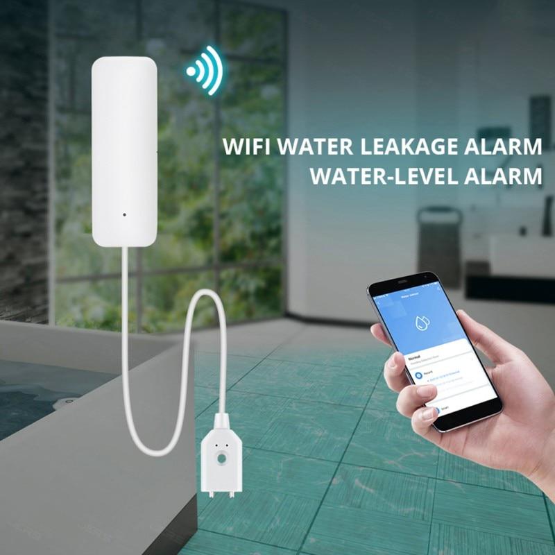 Household Alarm Water Leakage Alarm Independent WIFI Water Leakage Sensor Detector Flood Overflow Alarm Security Alarm System