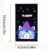 Милые карты Таро 78 шт. Оракулы Английский Видения Гадание Настольная игра, Игра для семейных посиделок Подарки на Хэллоуин и Рождество