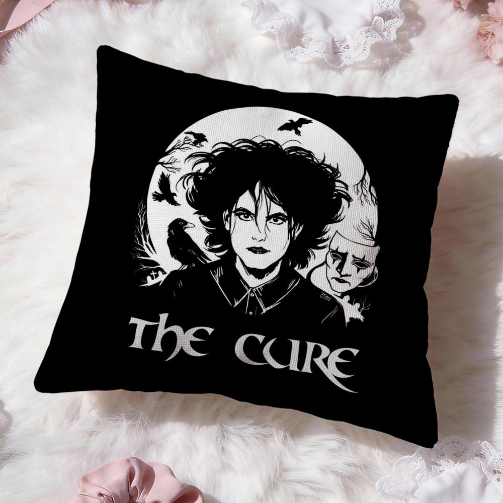Rock Band The C-Cure Наволочка Премиум Комфорт Двусторонняя Подушка - Дизайн Два в Одном для Любой Комнаты и Салона Автомобиля