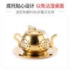 Чайный фильтр в форме чайника, заварник из нержавеющей стали, поддон для сбора капель, травяной фильтр для специй с блюдом