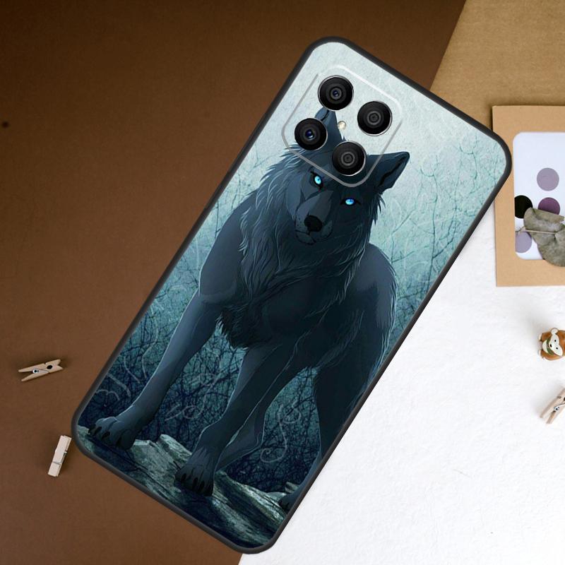 Чехол-Арт Волк Для Honor 400 Pro 200 50 70 90 X9a X9b X9c X9d X8a X8b X8c Magic 7 Lite 5 6 8 Pro