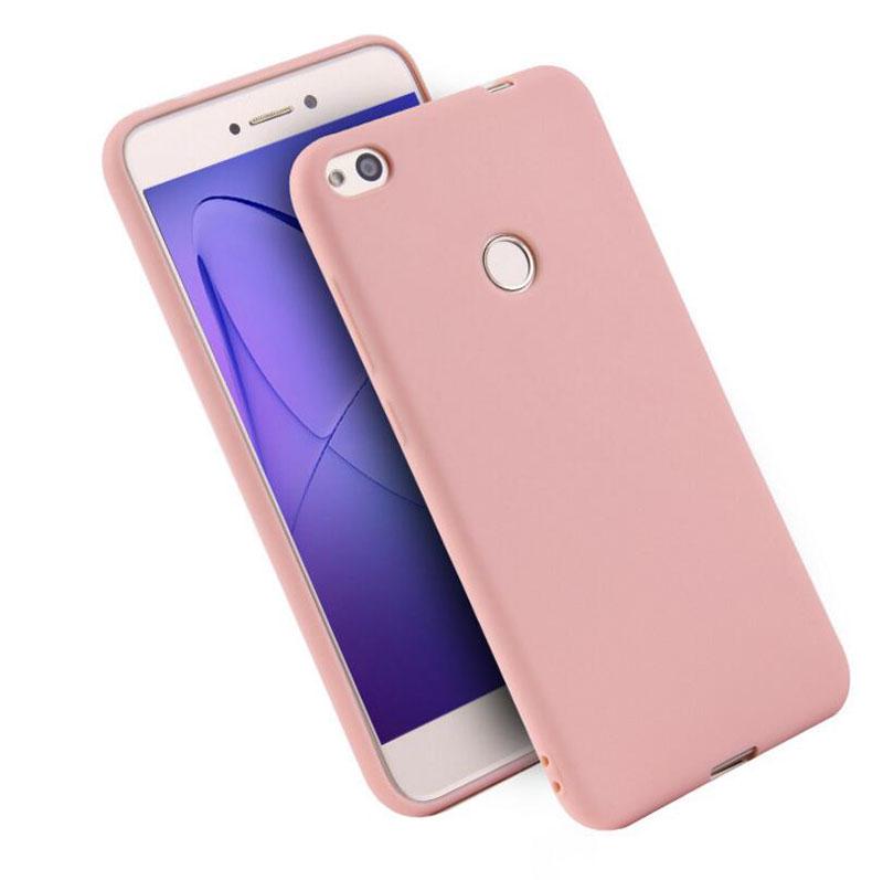 Чехол для Huawei P8 lite Чехол из жидкого силикона для Huawei Honor 8 Lite Чехлы