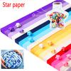 Бумажные полоски 'Счастливая звезда' 540 шт. Бумажные полоски для оригами для изготовления 3D-звезд Сделай сам Домашний декор Подарок на день рождения Свадебный jar для пожеланий