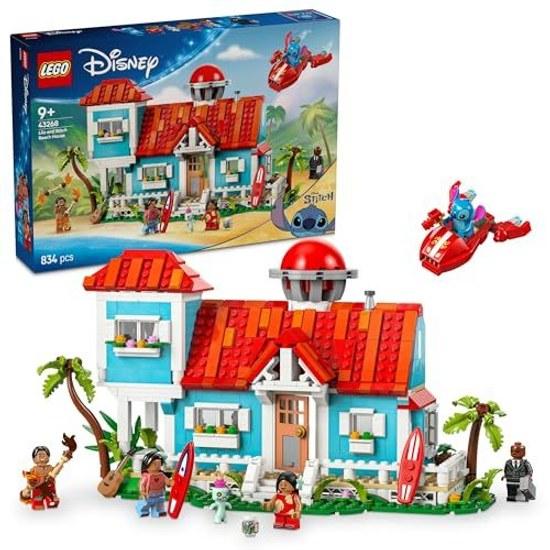 LEGO Disney Лило и Стич Пляжный домик конструктор дети 9 лет 10 11 начальная школа товары ролевая игра игровая домик 43268