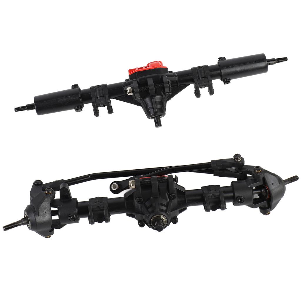 RC Car Front Rear Straight Complete Axle with 2pcs Metal Drive Shafts for Axial SCX10 II 90046 90047 1 10 RC Crawler