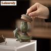 Креативный держатель для крышки чайника Xuanwu Dargon Tortoise, синяя рамка для крышки, полка для крышки горшка Zisha для чая, игровые украшения для домашних животных