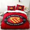 FC Manchester 3pc set Perfect for bedroom use Comfortable bedding set includes a duvet cover and two pillowcases Ideal birthday or Christmas gift