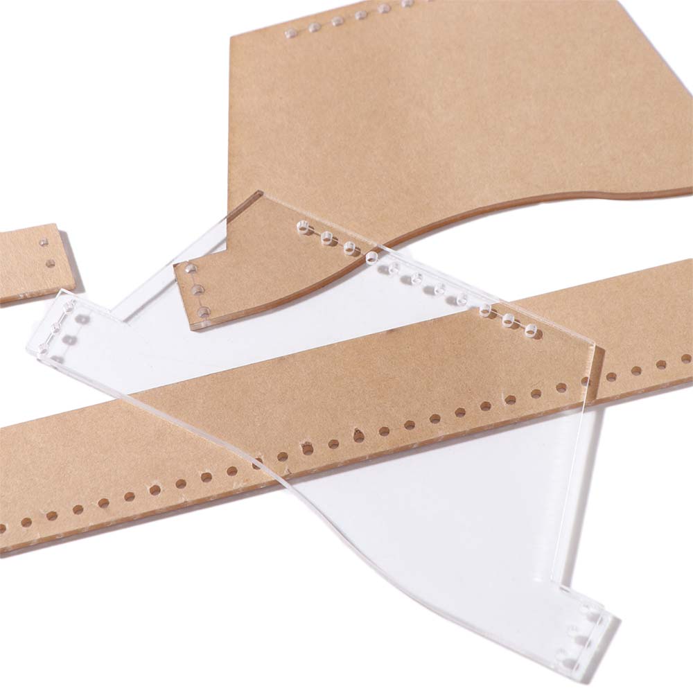 13 шт./набор Шаблон для кошелька ручной работы Акриловый многоразовый шаблон для шитья кошелька DIY Прозрачный шаблон для короткого кошелька