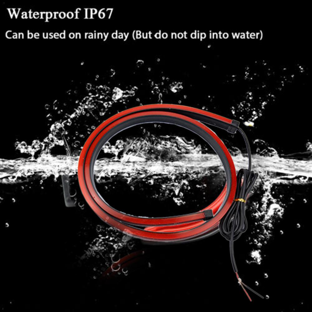 Светодиодный задний фонарь для автомобиля, заднее лобовое стекло, автомобильный многофункциональный стоп-сигнал, полоса сигнала, световой поток 103 см