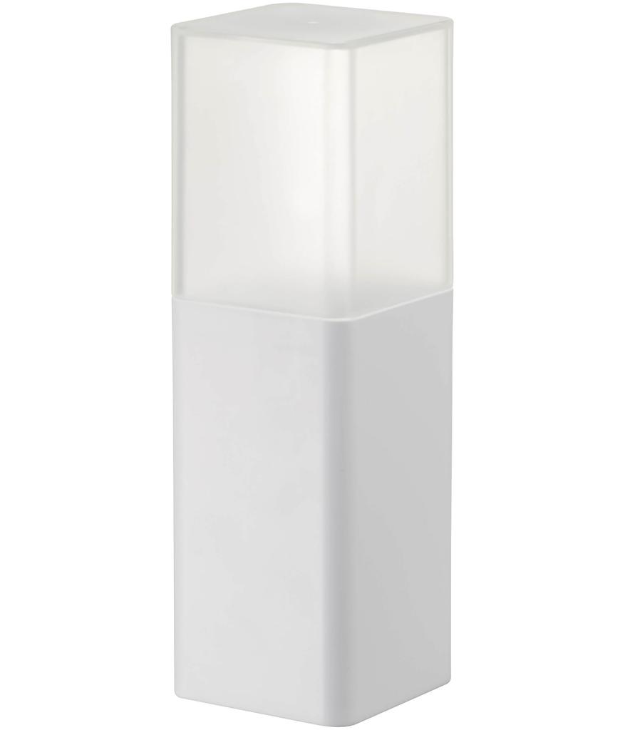 Yamazaki Tower Cutlery Stand with Lid, White, Approx. W8 X D8 X H25cm, Dustproof, with Dividers, 5372