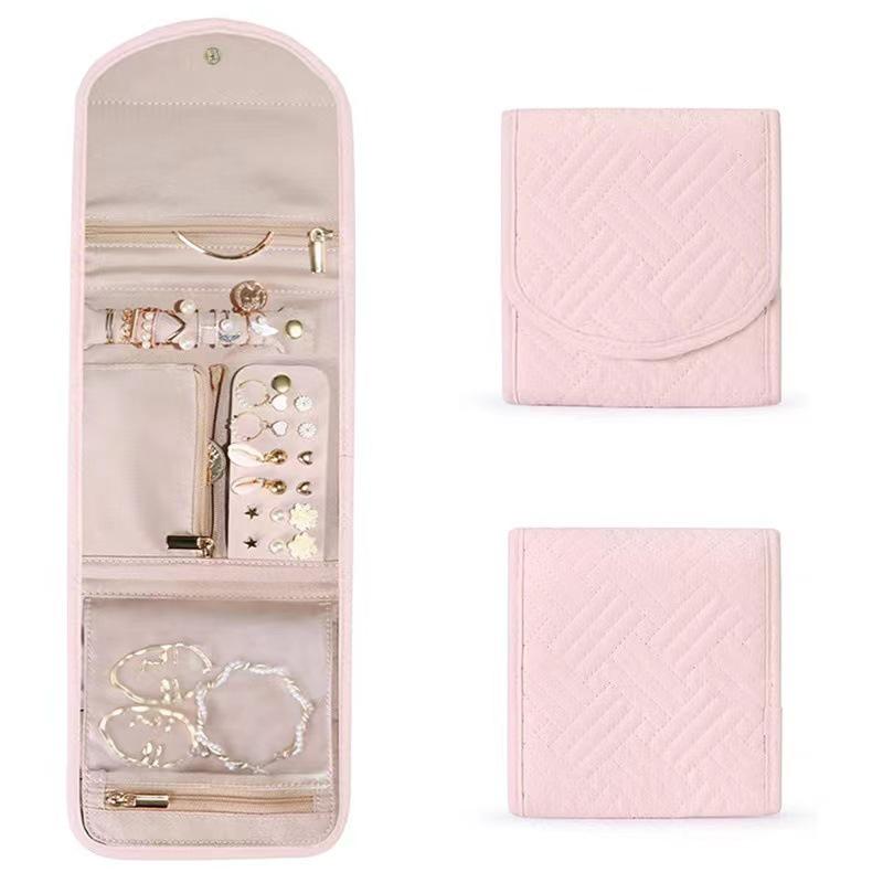 Портативная дорожная сумка для хранения ювелирных изделий для хранения колец, серег, браслетов и ожерелий. Многофункциональная сумка для хранения ювелирных изделий