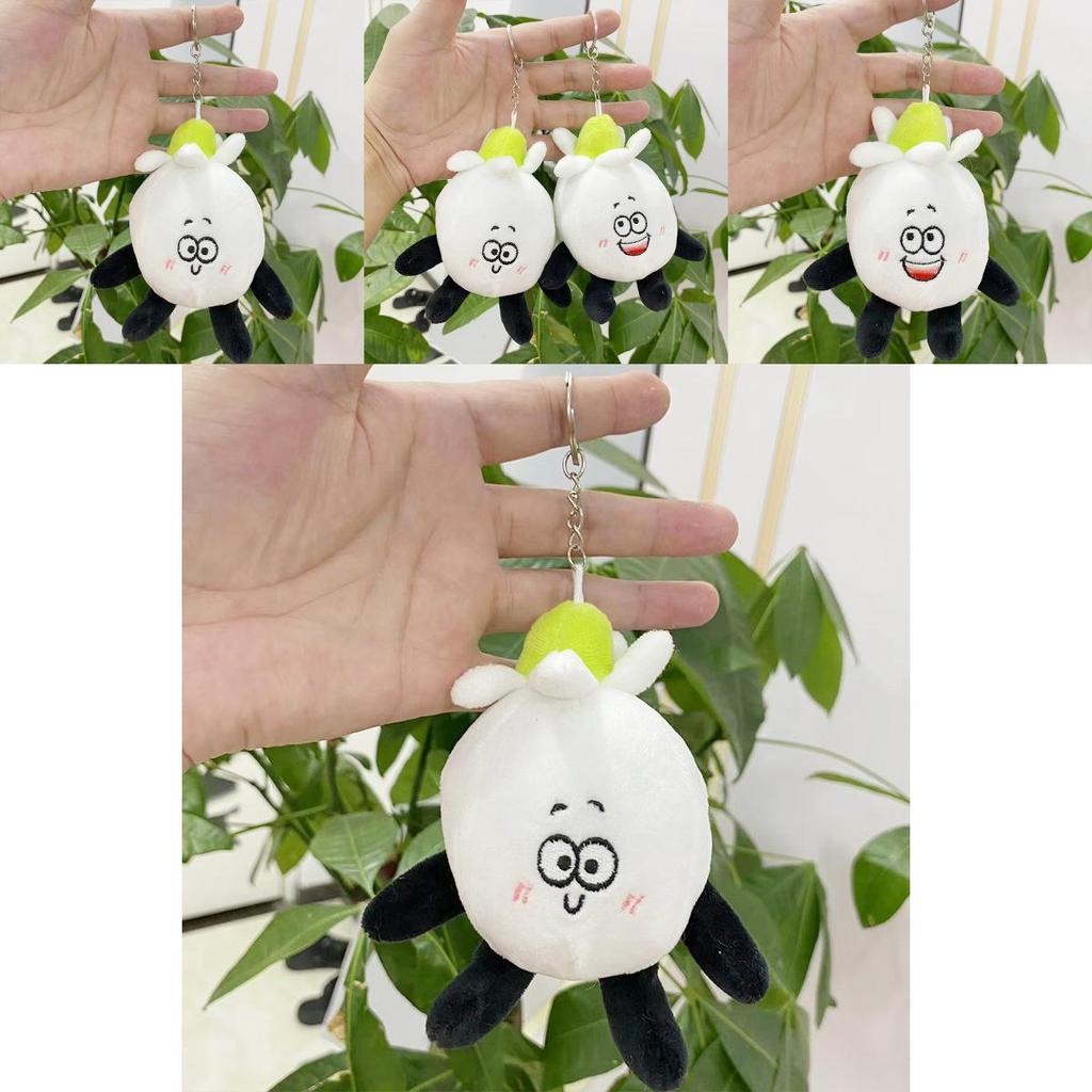 Милый плюшевый овощной плюшевый брелок, уникальный шарм для рюкзака с коротким мехом