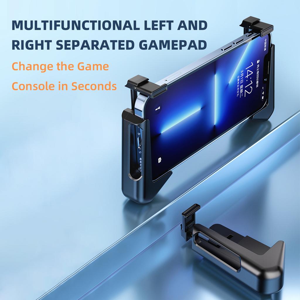 Z11 Мобильная игра, вспомогательная ручка, триггерный контроллер, эргономичный геймпад, совместимый для Ios Android, портативный держатель для телефона