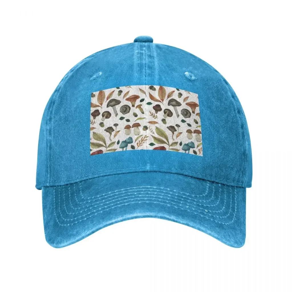 Make the mushroom Baseball Cap Trucker Cap Sunscreen Hat Unisex Luxury Hats Unisex WomenS