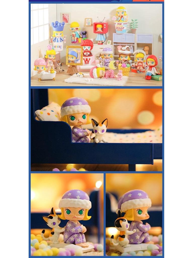 Molly My Childhood Blind Box Figure Toy Car Ornament Souvenir
