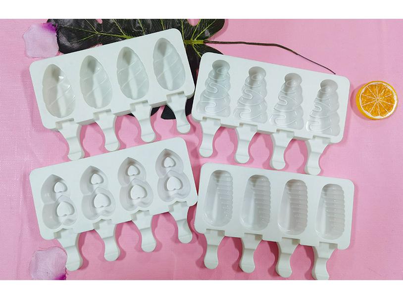 Силиконовая форма для мороженого Sanxin для домашнего детского эскимо, рождественских пирогов и шоколадных фруктов