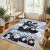 Personalized Crystal Velvet Carpet,Stray Kids Custom Printed Name, Plush Area Rug For Home Indoor Decor
