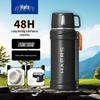 HAERS 1200 мл Термос-бутылка из нержавеющей стали 304, портативный