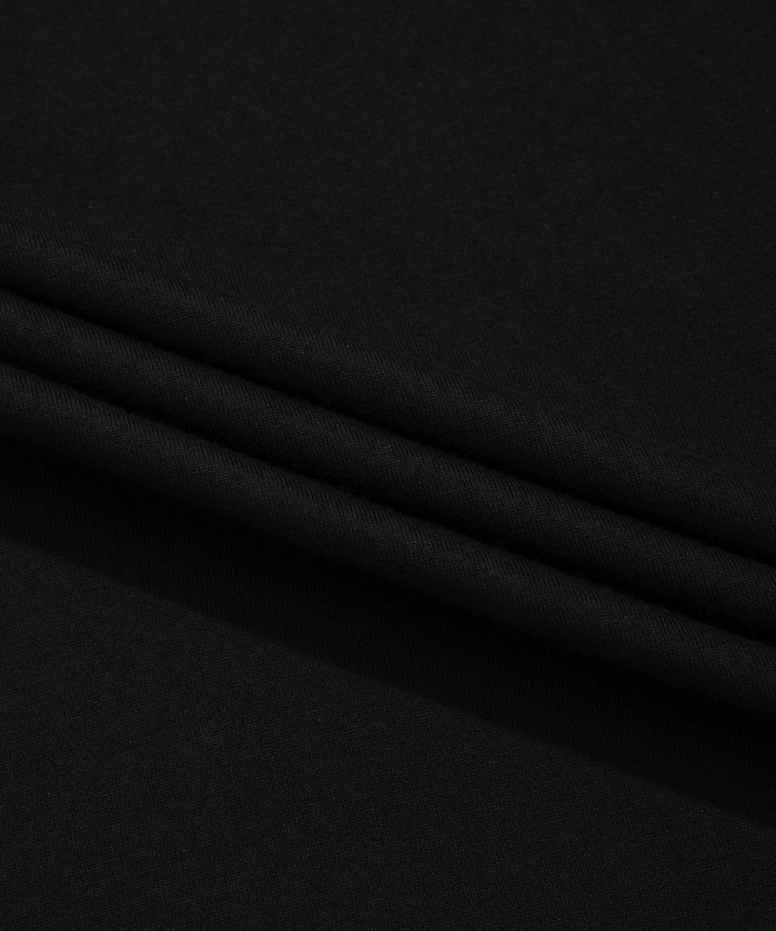 WACKY WILLY [2Pack] Logo Short Sleeve T-Shirt Black/Black