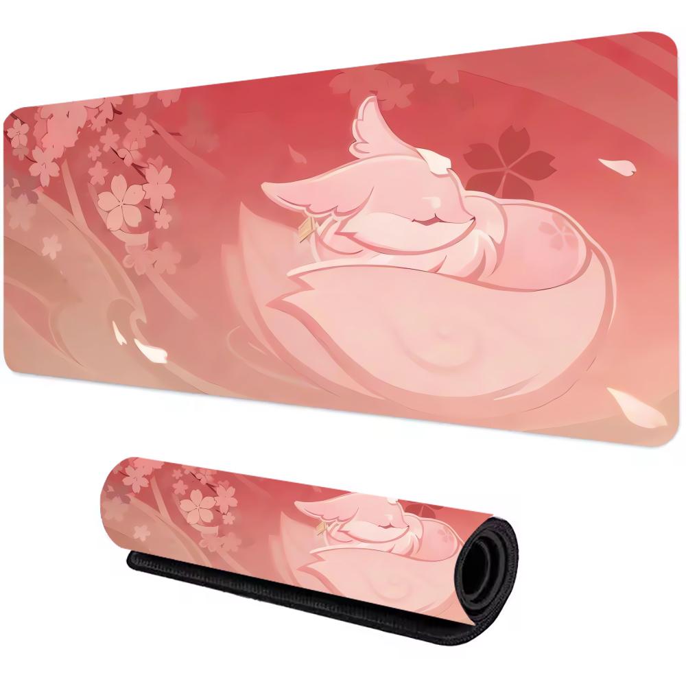 Large Mausepad Genshin Impact Gaming Laptops Gamer Keyboard Pad Pc Accessories Deskmat Mouse Rubber Mat Mousepad