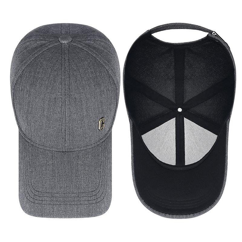 Мужская бейсбольная кепка с длинными полями на весну и осень, летняя солнцезащитная шляпа от солнца