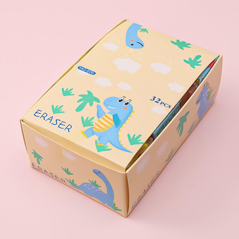 Творческий мультфильм динозавр карандаш ластик ластик для обучения ластик для детей-студентов приз подарок ластик