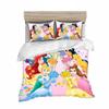 Snow White Duvet Cover Princess Series Set Comforter Bedding 3d Children'S Bedding Set 3-Piece 1 Quilt Cover King Size