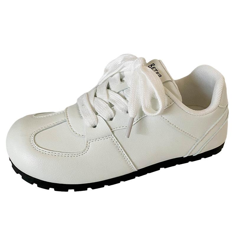 B3506 Puff Shoes Series/латексные стельки Mango Head Little White Shoes Женская обувь для скейтбординга Dexun Shoes 2024 Новинка Популярная