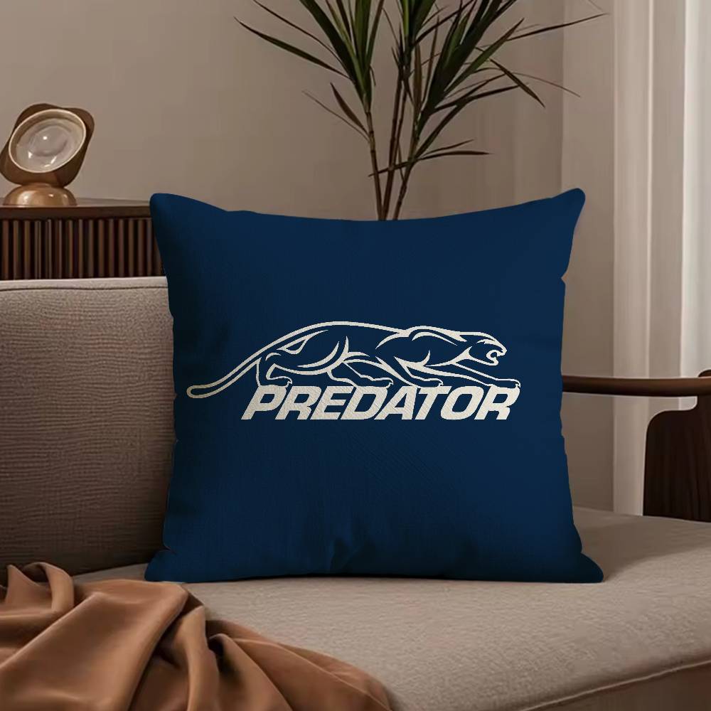 Brand Billiards P-Predator Pillow Case Anti-dustmite Pillowcase Invisible zipper silky short plush Sofa cushion cover