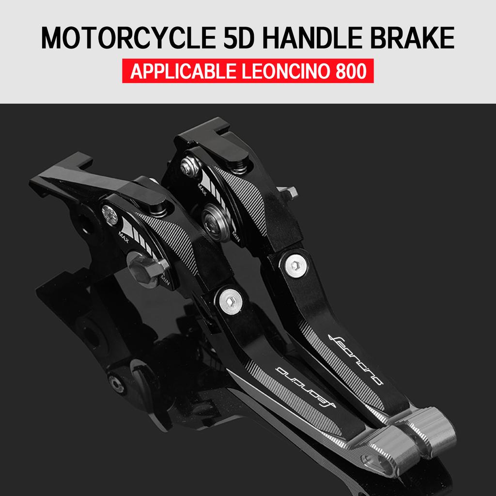 NEW 5D Brake Lever For Benelli Leoncino 800 -2025 Motorcycle Foldable Brake Clutch Lever Control Guard Levers Leoncino800