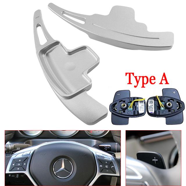 Для Mercedes Benz AB Class W447 W176 W246 MB SLK R172 CLA C117 GLA X156 автомобильные подрулевые лепестки рычага переключения передач