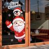Static Window Clings Cartoon Pattern Holiday Decorations Christmas Stickers  Holiday Season