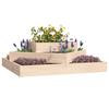 VidaXL Planter 83x83x27 Cm Solid Pine Wood 823878