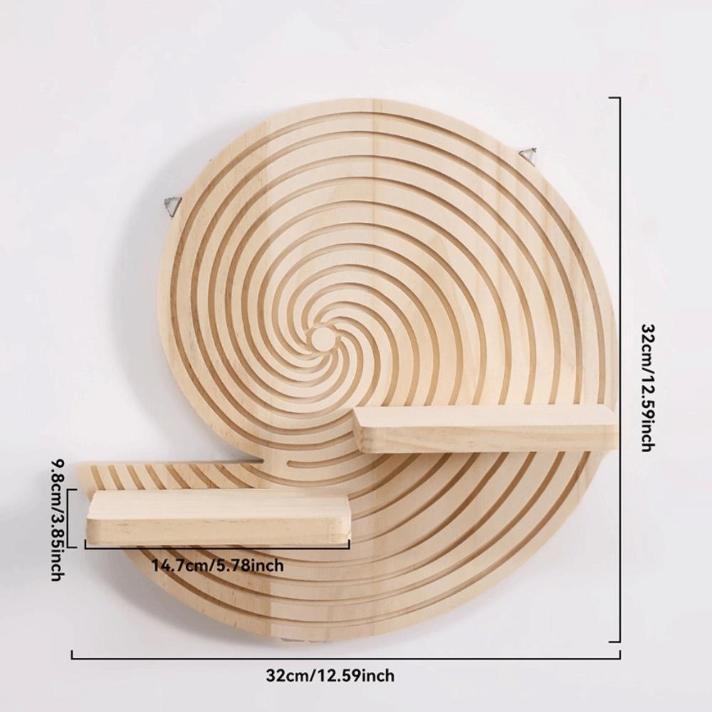 Irregularly Shaped Wall-Mounted Planter Shelf Boho Style Floating Shelf Storage Rack Living Room