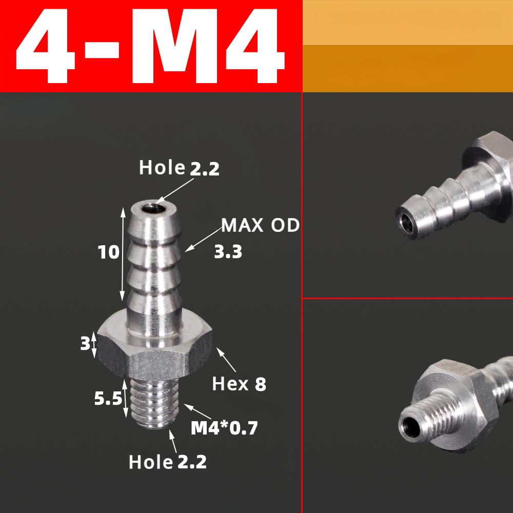 М3 М4 М5 М6 М8 М10 М12 М14 М16 Метрическая резьба Наружная к 3 4 5 6 8 10 12 мм Штуцер-бочонок для шланга Нержавеющая сталь 304 Фитинг для трубы Воздух Вода Газ
