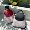 Plaid Backpack Student Backpack Outdoor Large Capacity Backpack