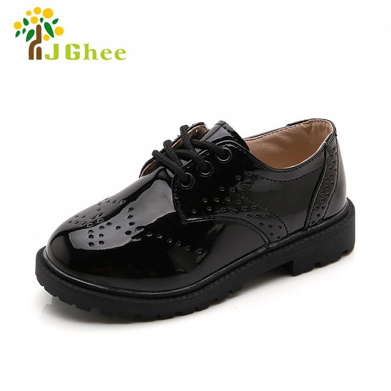 New Spring Summer Autumn Kids Shoes For Boys Girls British Children's Casual Sneakers PU Leather Fashion Shoes