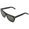 Saint Laurent Smoke Grey Rectangular Unisex Sunglasses Sl 1 002 59