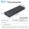 Двойной USB 22,5 В 10*18650 Корпус Power Bank Быстрая зарядка для мобильного телефона Хранение DIY Корпус Светодиодный Цифровой Держатель для батарей 18650 Зарядная коробка