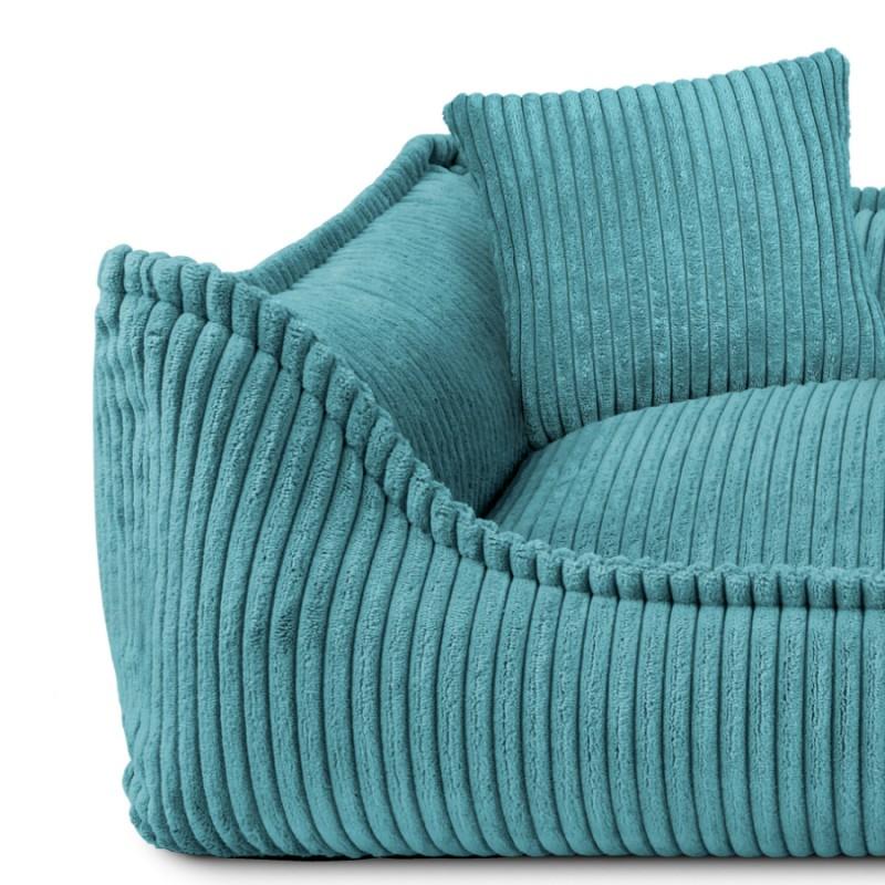 Legowisko Ortopedyczne Denzoo Milano Turquise "Xl" 100X80 Kojec Sofa Posłanie