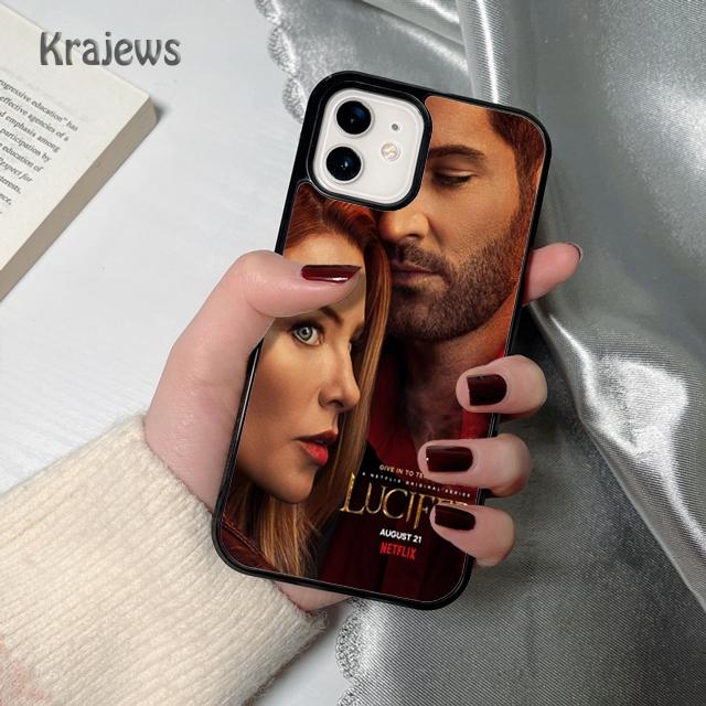 Krajews American TV Lucifer soft Phone Case Cover For iPhone 17 Air 16 15 14 plus 12 13 pro max coque Fundas