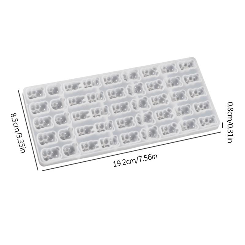 Медведь мышь орнамент ремесла силиконовые формы эпоксидная форма для ювелирных изделий смола литье формы для подвесок подходит для поделок