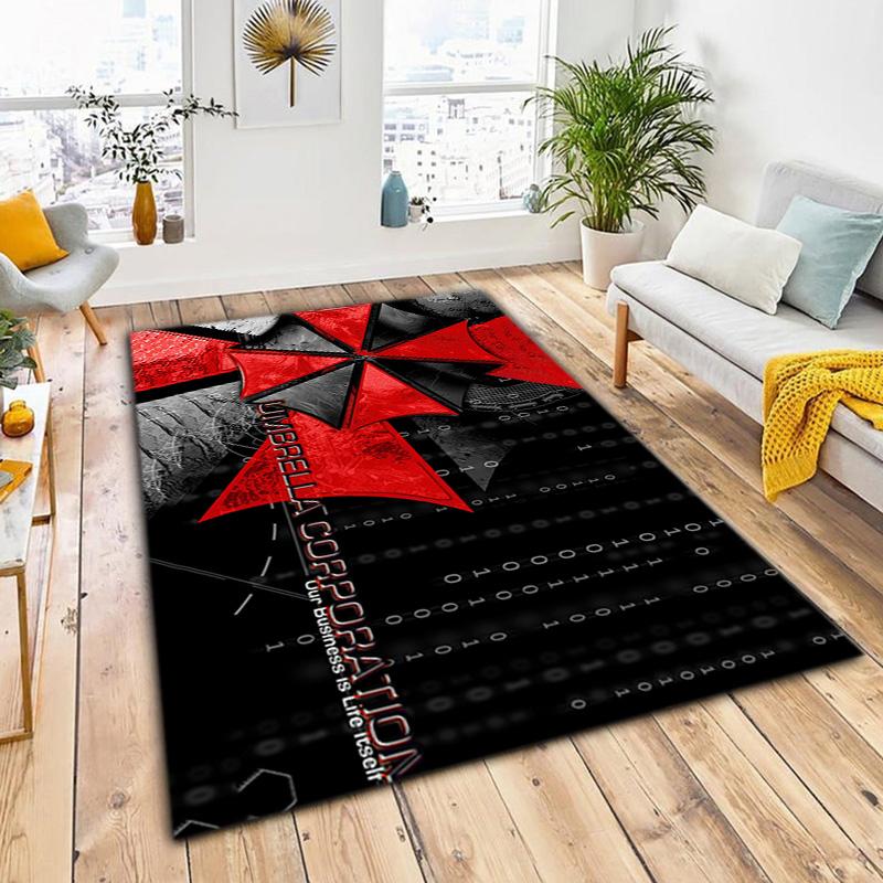Научно-фантастическая игра Resident Evil, Корпорация Umbrella, мягкий ковер, домашняя гостиная, подкладка под офисное кресло, коврик для двери, коврик для двери U4
