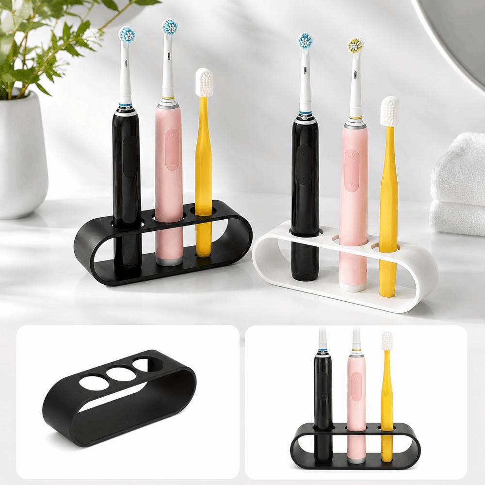 3D Printing Toothpaste Toothbrush Base Multifunction Makeup Brush Storage Shelf Shower